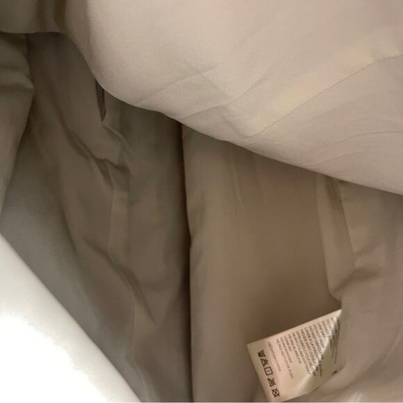 Maeve Cream Faux Leather Square Neck Mini Dress - Picture 6 of 10